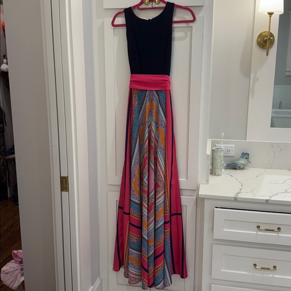Eliza J Paisley Print Belted Maxi Dress - Picture 5 of 8